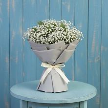 Букет цветов из:  Гипсофила в Приволжском Республики Марий Эл