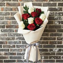 Букет цветов из:  Розы в Приволжском Республики Марий Эл