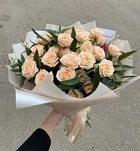 Букет Кремовые розы Латте #REPLACE_PRED# Приволжском Республики Марий Эл