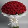 Букет 101 Красная роза Блэк Мэджик в Приволжском Республики Марий Эл