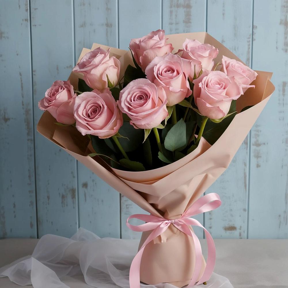 Букет цветов из: Розы в Приволжском Республики Марий Эл