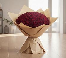 Букет 101 Красная роза в Приволжском Республики Марий Эл