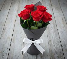 Букет 5 Красных роз Эдлесс Лав #REPLACE_PRED# Приволжском Республики Марий Эл