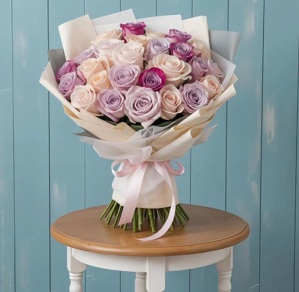 Букет цветов из: Розы в Приволжском Республики Марий Эл