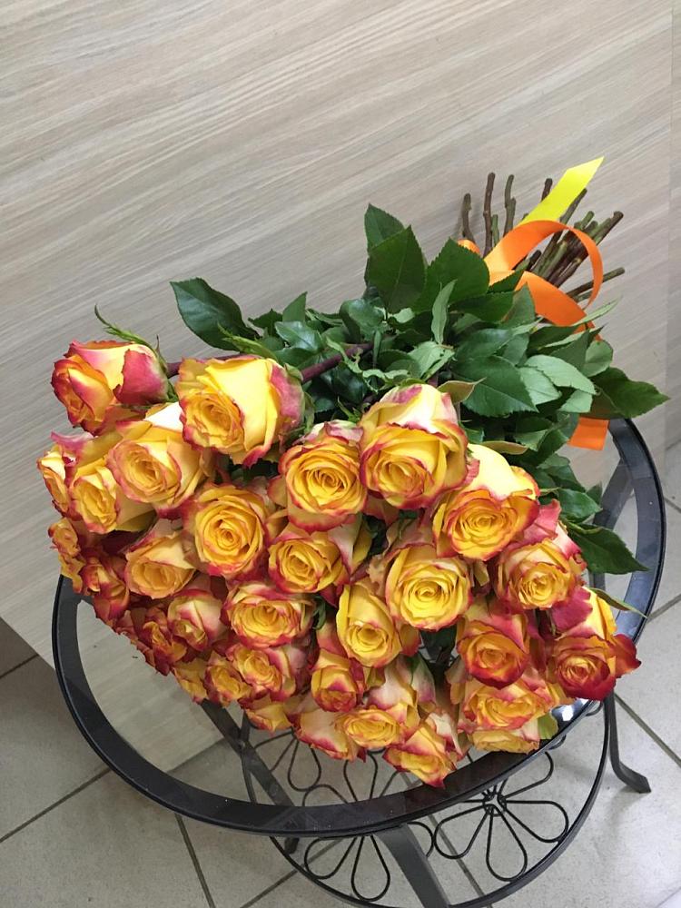 Букет Желтые розы в Приволжском Республики Марий Эл