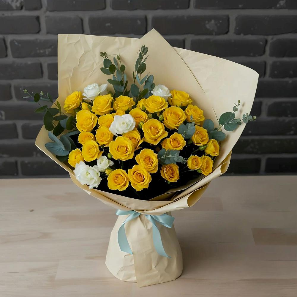 Букет цветов из: Розы в Приволжском Республики Марий Эл