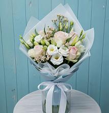 Букет цветов из:  Розы и Лизиантусы #REPLACE_PRED# Приволжском Республики Марий Эл