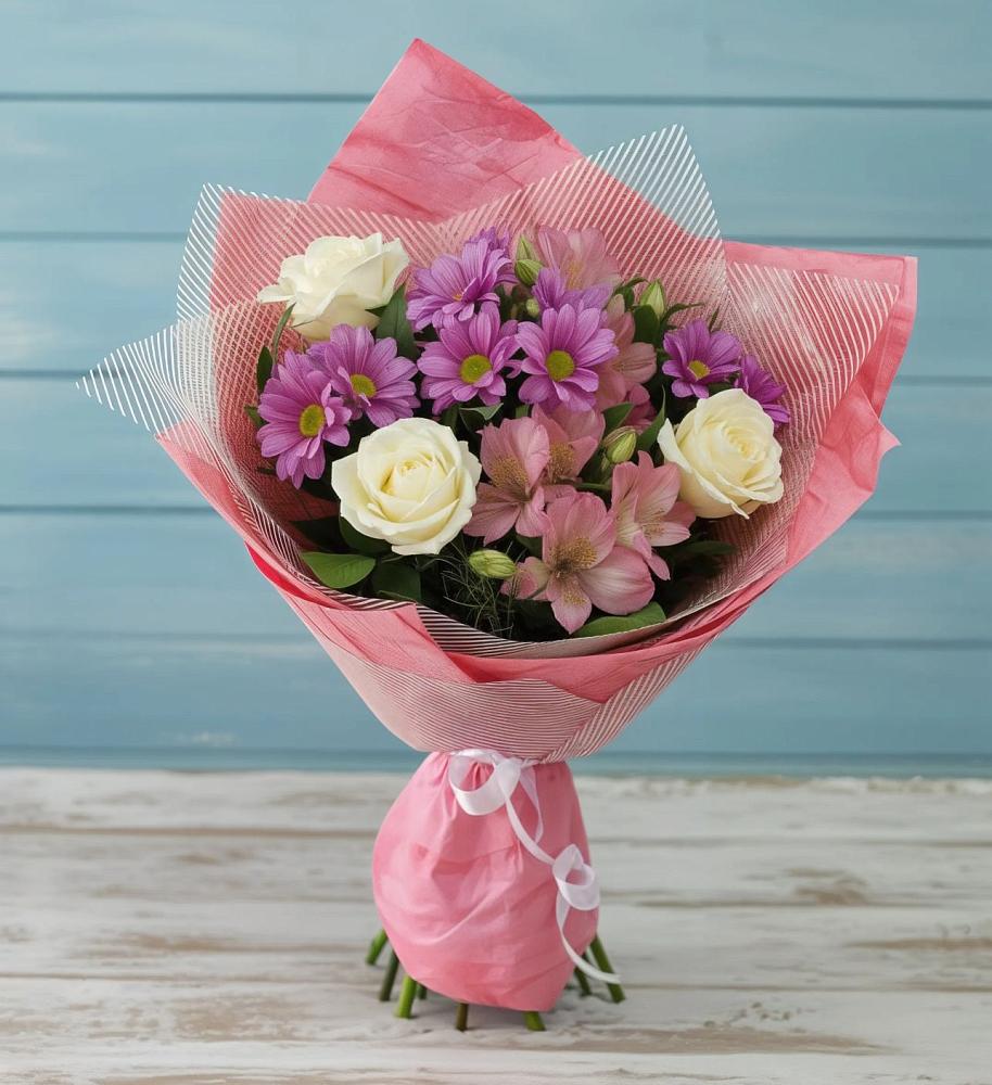 Букет цветов из: Герберы в Приволжском Республики Марий Эл