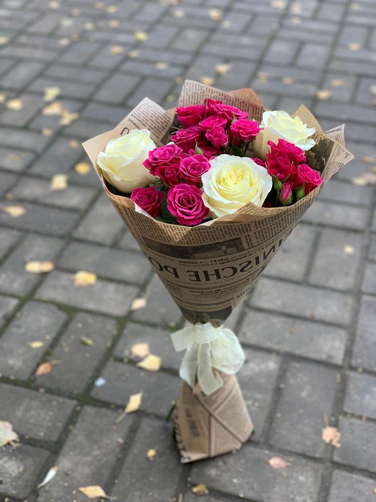 Букет цветов из: Розы в Приволжском Республики Марий Эл