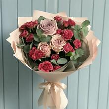 Букет цветов из:  Гвоздики и Розы #REPLACE_PRED# Приволжском Республики Марий Эл