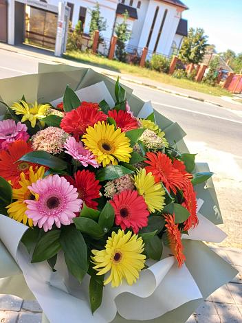 Букет цветов из: Герберы в Приволжском Республики Марий Эл