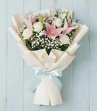 Букет цветов из:  Лилии в Приволжском Республики Марий Эл