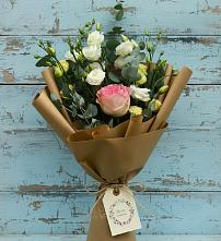 Букет цветов из:  Розы и Лизиантусы #REPLACE_PRED# Приволжском Республики Марий Эл