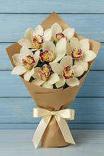 Букет цветов из:  Орхидеи и Розы в Приволжском Республики Марий Эл